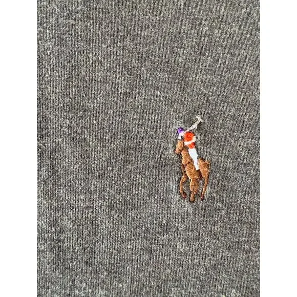 Polo Ralph Lauren Men’s L Polo Shirt Long Sleeves Olive Green Pima Soft Touch - Picture 4 of 7